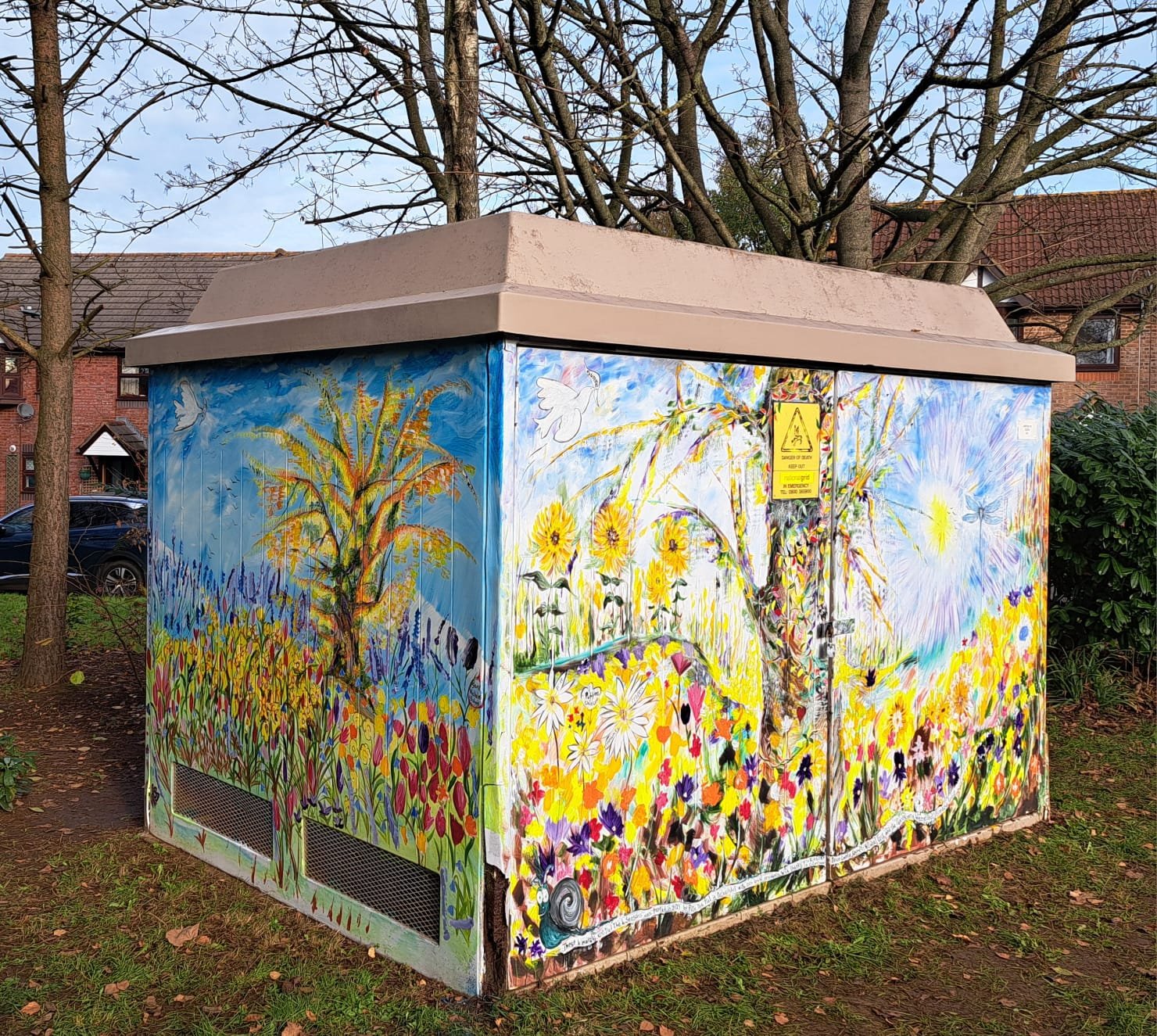 Exeter substation mural 