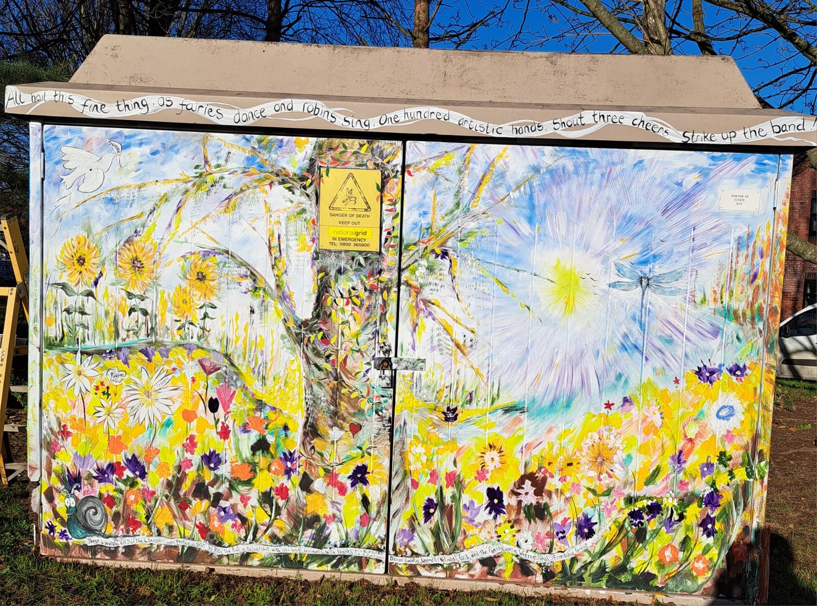 Exeter substation mural 