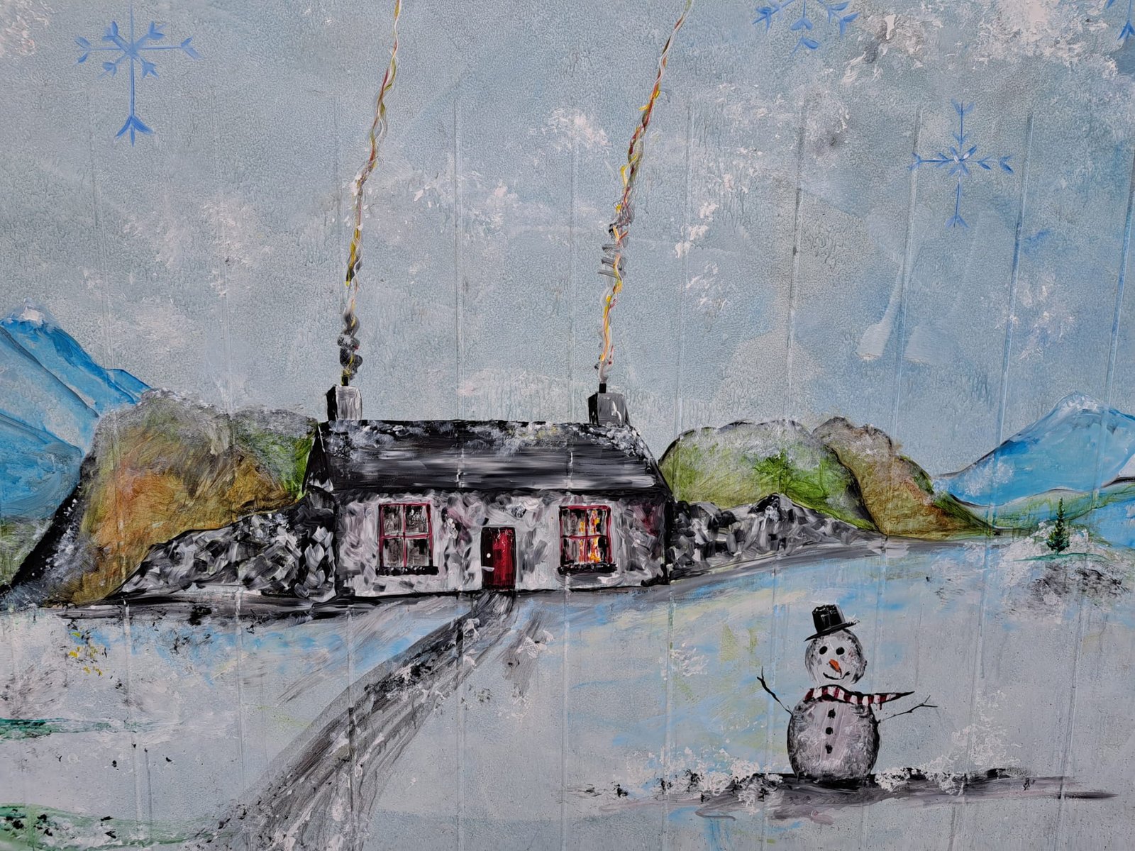 Exeter substation mural 