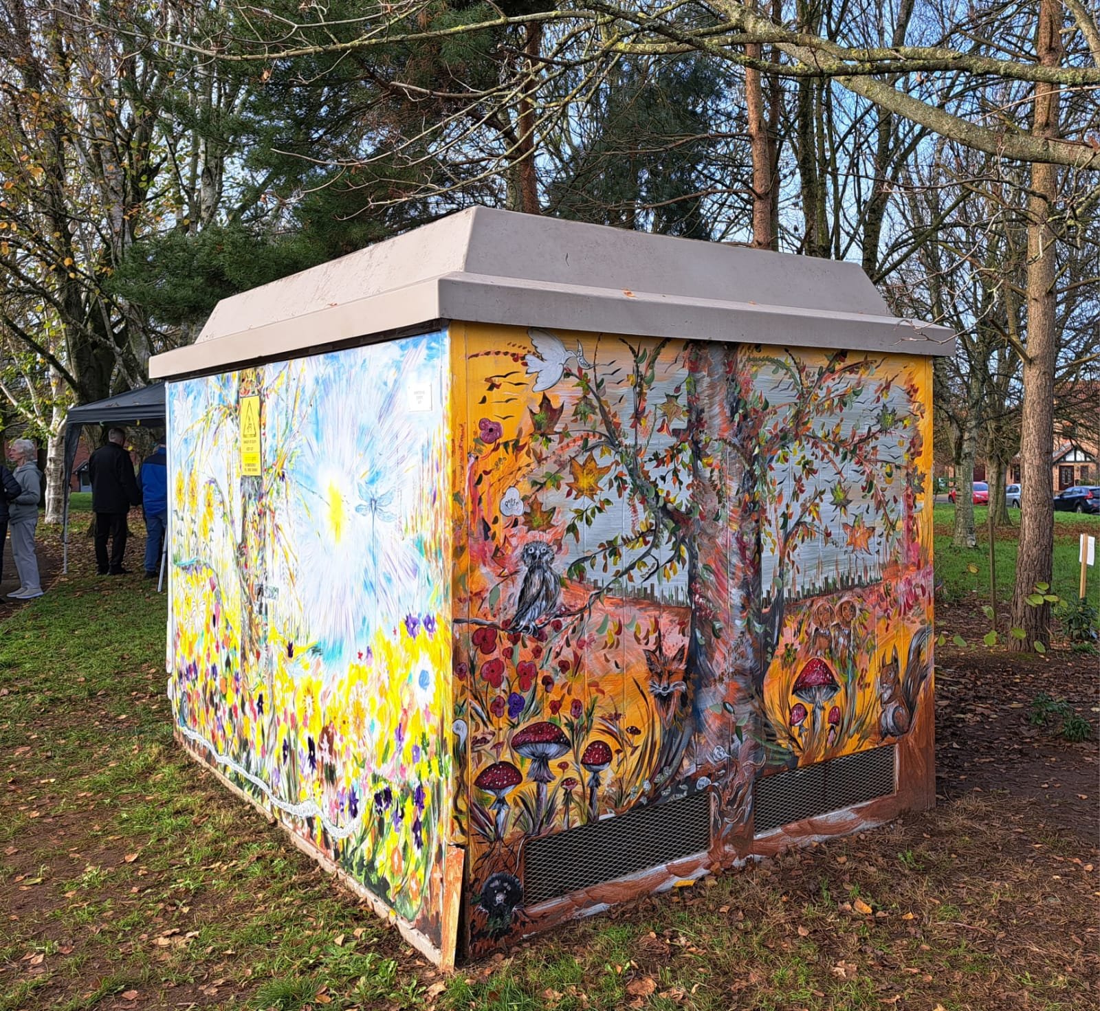 Exeter substation mural 